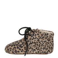 thumbnail: Mavies   leren babyschoenen met panterprint beige