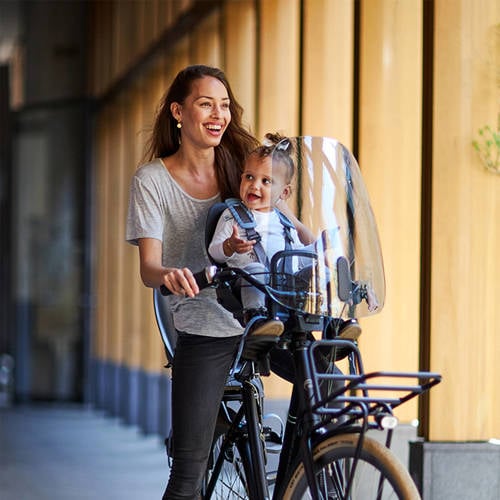 Urban Iki fietsstoeltje voor bincho black bincho black Zwart