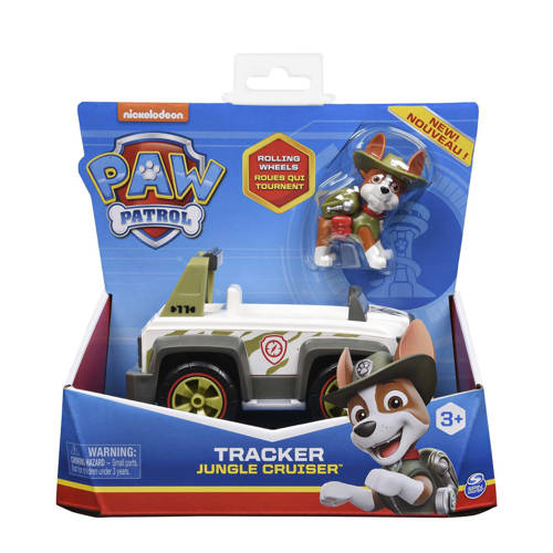 Paw Patrol voertuig met pup Tracker Speelvoertuig