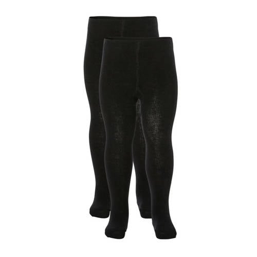 Anytime maillot - set van 2 zwart Meisjes Stretchkatoen Effen