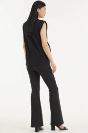 thumbnail: ONLY MATERNITY low waist flared zwangerschapsbroek Fever zwart