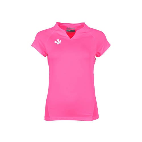 Reece Australia sportshirt Rise roze Sport t-shirt Meisjes Gerecycled polyester V-hals