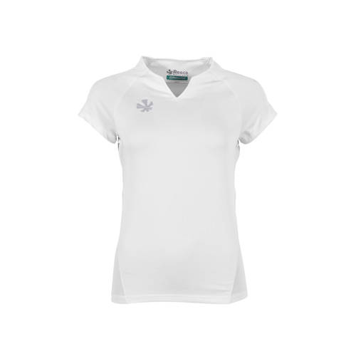 Reece Australia sportshirt Rise wit Sport t-shirt Dames Gerecycled polyester V-hals
