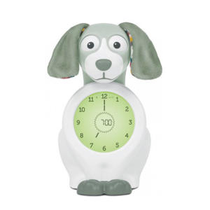 Davy de hond slaaptrainer met uurwerk groen