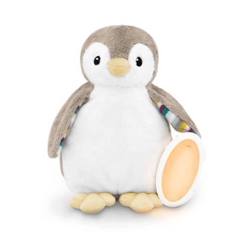 Zazu Phoebe de pinguin babyslaapknuffel met opname functie Nachtlampje Wit