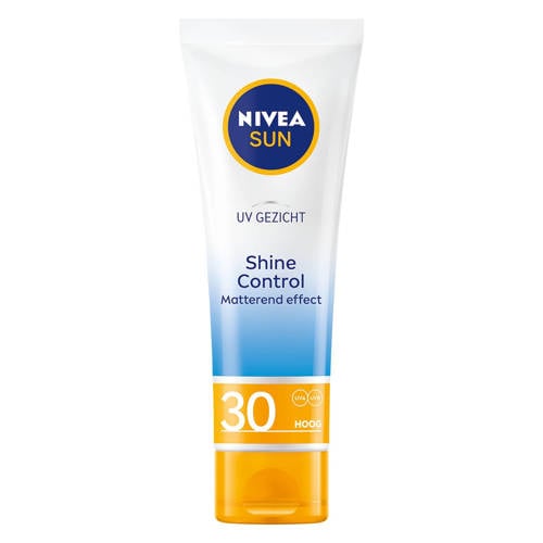NIVEA SUN uv gezicht shine control zonnecreme SPF 30 - 50 ml Zonnebrand