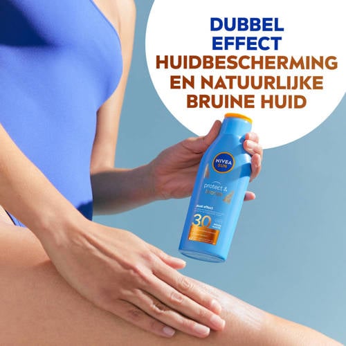 NIVEA SUN protect & bronze zonnemelk SPF 30 - 200 ml Zonnebrand
