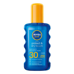 protect & dry touch transparante zonnespray SPF 30 - 200 ml