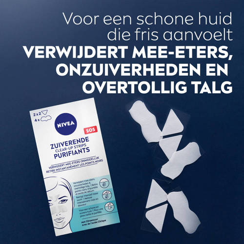 Nivea zuiverende clear-up strips 6 stuks Masker | Masker van