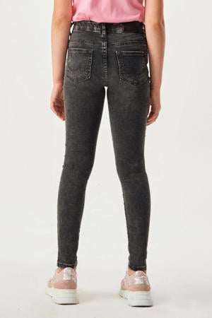 high waist super skinny jeans Sophia almost black wash