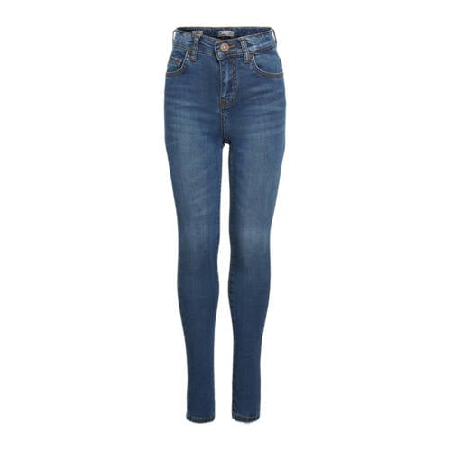 LTB high waist super skinny jeans Sophia marlin blue wash Blauw Meisjes Stretchdenim - 104