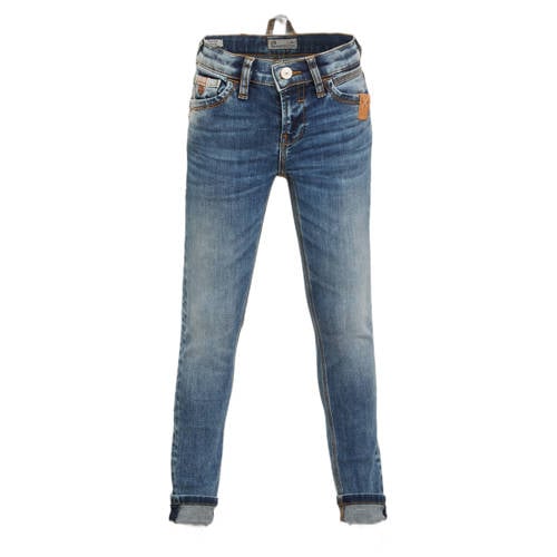 LTB skinny jeans Cayle jama wash Blauw Jongens Stretchdenim Effen - 158