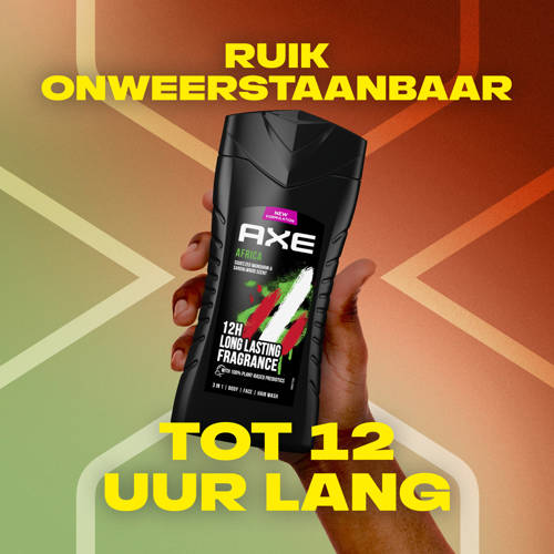 Axe Africa 3-in-1 douchegel 6 x 250 ml | Douchegel van