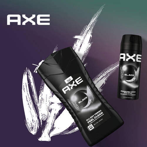Axe Black 3-in-1 douchegel 6 x 250 ml | Douchegel van