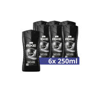 thumbnail: Axe Black 3-in-1 douchegel - 6 x 250 ml