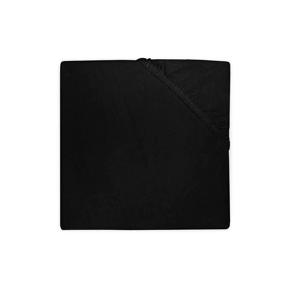 Jollein hoeslaken boxmatras 75x95cm zwart