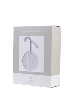Clay hand/footprint hanger