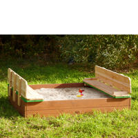 thumbnail: Axi Ella XL Houten zandbak 120x120x20cm