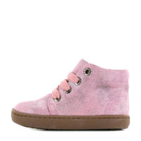 thumbnail: Shoesme Flex FL21W001-A leren veterboots roze/metallic