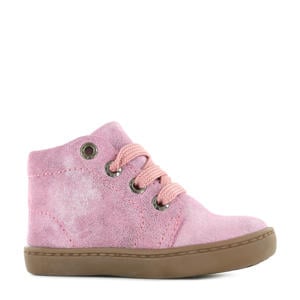 Flex FL21W001-A leren veterboots roze/metallic