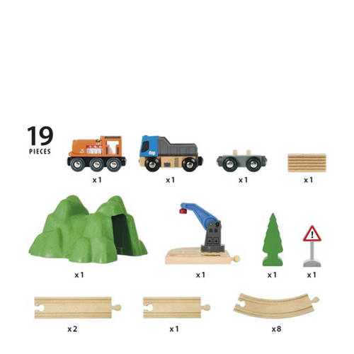 BRIO Starter Lift & Load Set Speelgoedtrein | Speelgoedtrein van