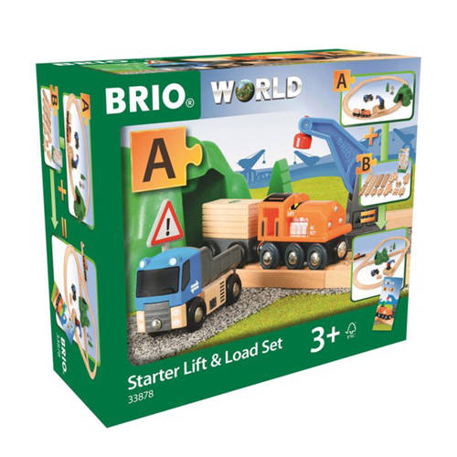 BRIO Starter Lift & Load Set Speelgoedtrein | Speelgoedtrein van