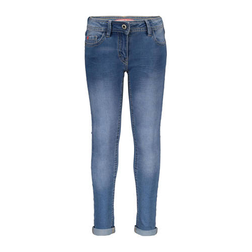 TYGO & vito skinny jeans stonewashed Blauw Meisjes Denim Effen - 104