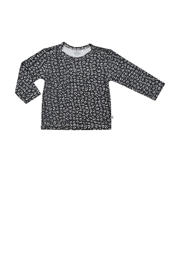 thumbnail: Born by Kiddo United baby longsleeve met katoen antraciet/wit