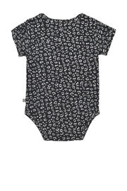 thumbnail: Born by Kiddo United romper antraciet/wit