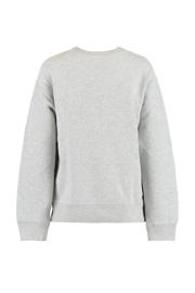 thumbnail: America Today sweater Soel met tekst mid grey melange
