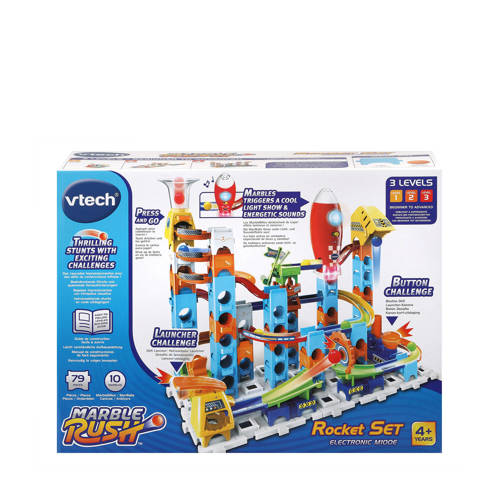 Vtech Marble Rush Rocket Set M100E electronisch Knikker- ballenbaan Multi