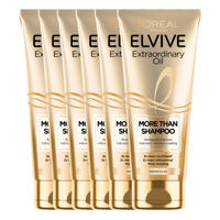 thumbnail: L'Oréal Paris Extraordinary Oil More Than shampoo voor droog haar - 6 x 200 ml - voordeelverpakking