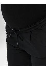 thumbnail: ONLY MATERNITY low waist loose fit broek OLMPOPTRASH zwart