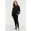 ONLY MATERNITY low waist loose fit broek OLMPOPTRASH zwart