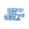 KipKep Blijf-Sokjes 0-6 mnd - party blue (set van 2)