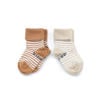 KipKep Blijf-Sokjes 0-6 mnd - camel/sand (set van 2)