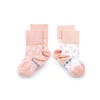 KipKep Blijf-Sokjes 0-6 mnd - party pink (set van 2)