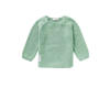 Noppies baby baby longsleeve Pino van katoen mintgroen