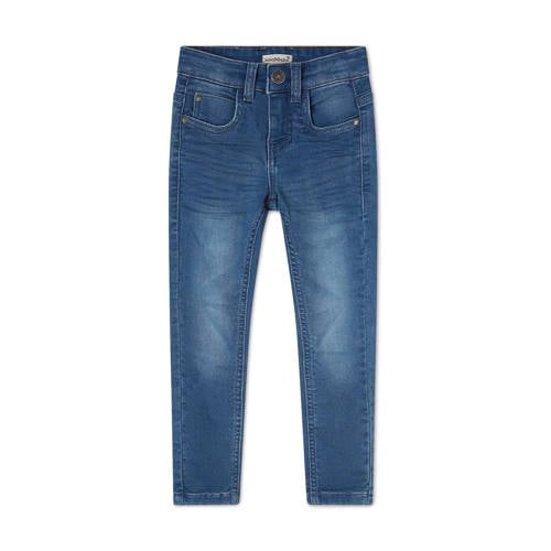 Koko Noko skinny jeans Novan stonewashed Blauw Jongens Stretchdenim Effen