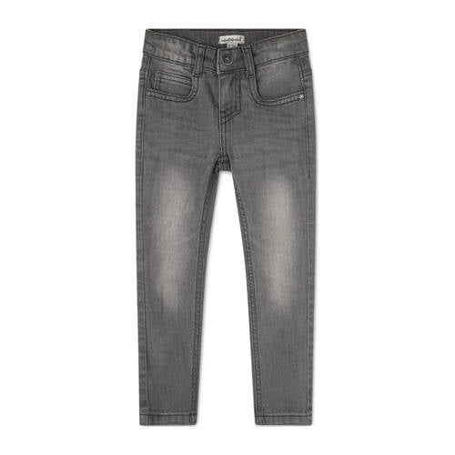 Koko Noko slim fit jeans Nox grijs stonewashed Jongens Stretchdenim