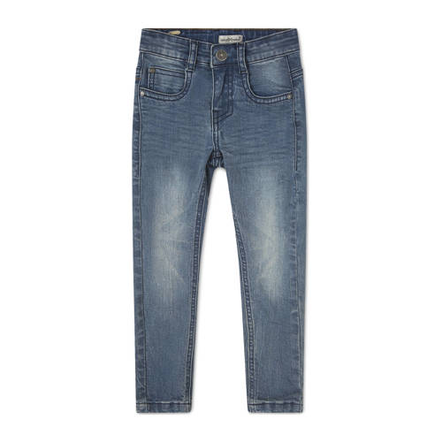 Koko Noko skinny jeans Nox stonewashed Blauw Jongens Stretchdenim Effen