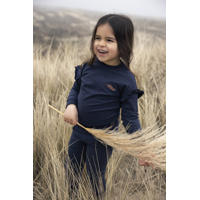 thumbnail: Koko Noko sweater Nova met ruches donkerblauw