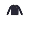 Koko Noko sweater Nova met ruches donkerblauw