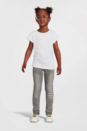 skinny jeans Nelly grijs stonewashed