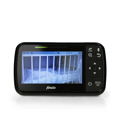 Alecto DVM149 babyfoon met camera en 4.3' kleurenscherm Zwart