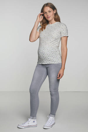super skinny zwangerschapsjeans grijs