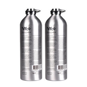 kruik aluminium (set van 2)