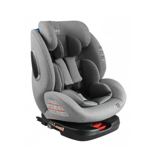Ding autostoel Cruz Isofix 0-36 kg GR.0 1 2 3 Licht Grijs