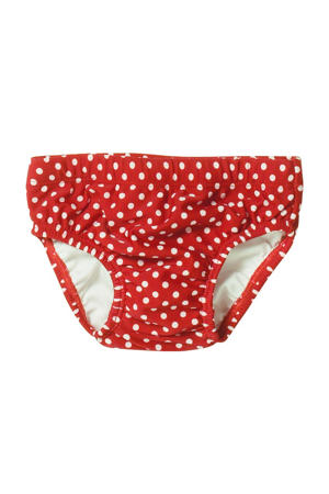 (wasbare) zwemluier rood/wit