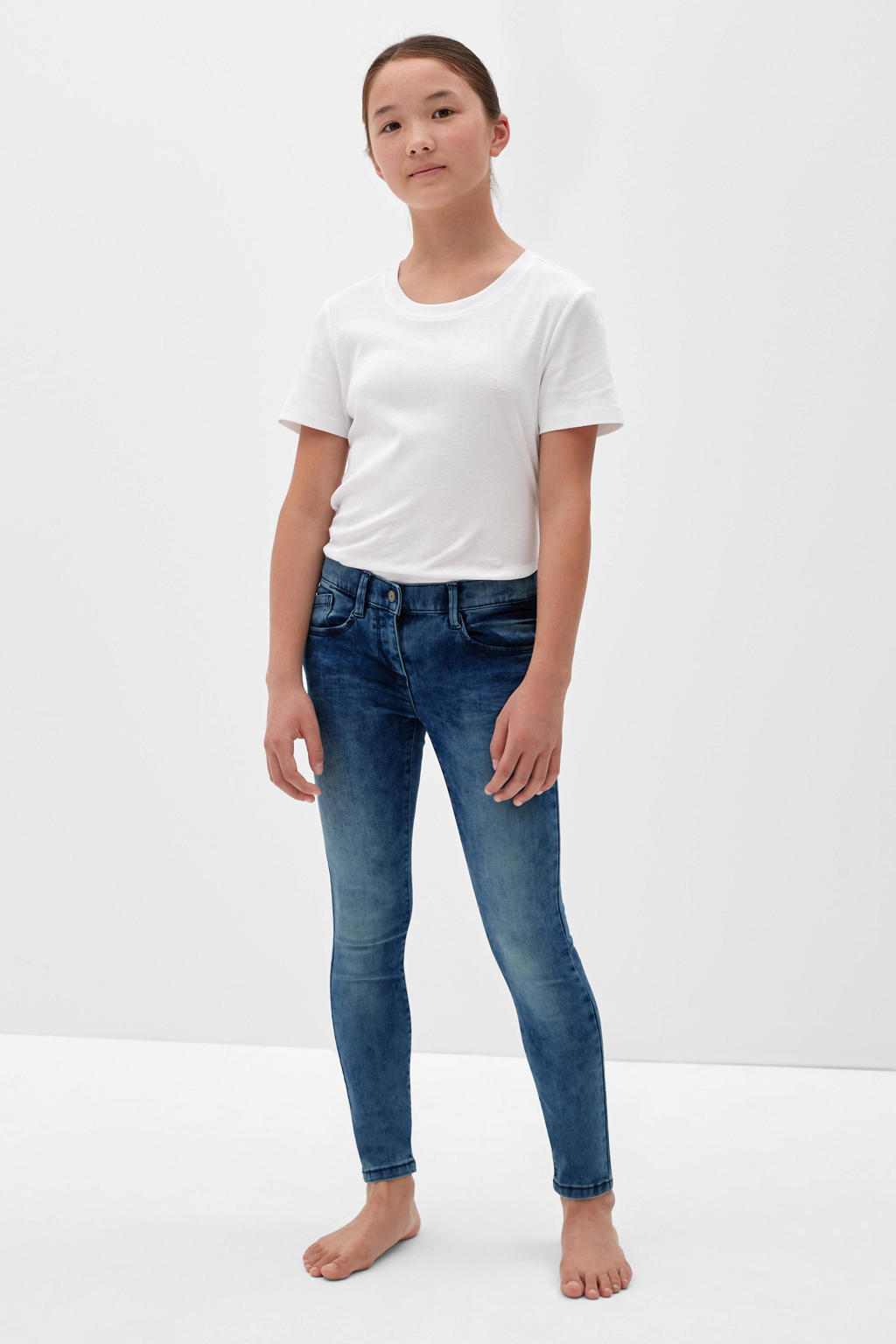 s.Oliver slim fit jeans blauw